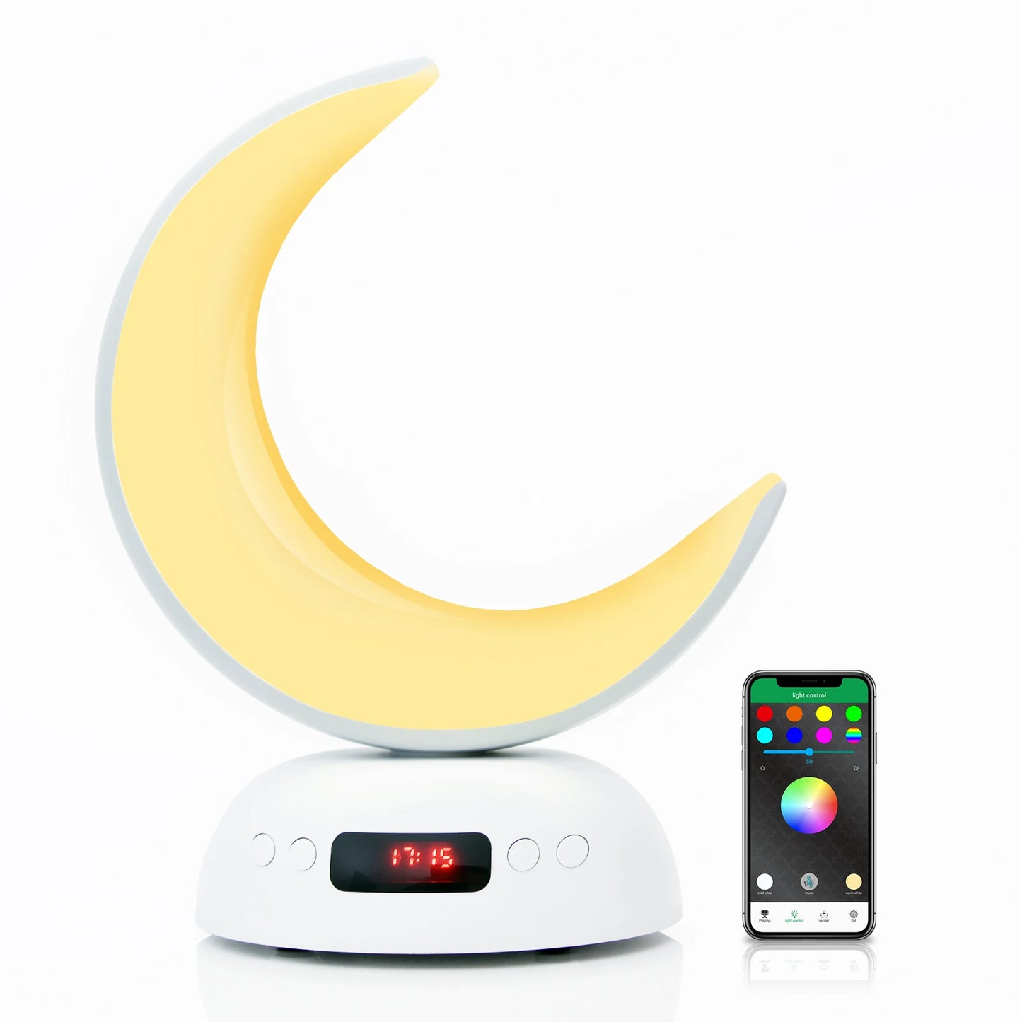 Night Light Lamp Clock Quran Azan Muslim Koran Bright Bluetooth Speaker Portable Holy Sound Box Music Wireless Caixa De Som Mp3