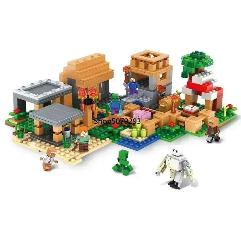 2688pcs large organ village tree house city mini figures toys