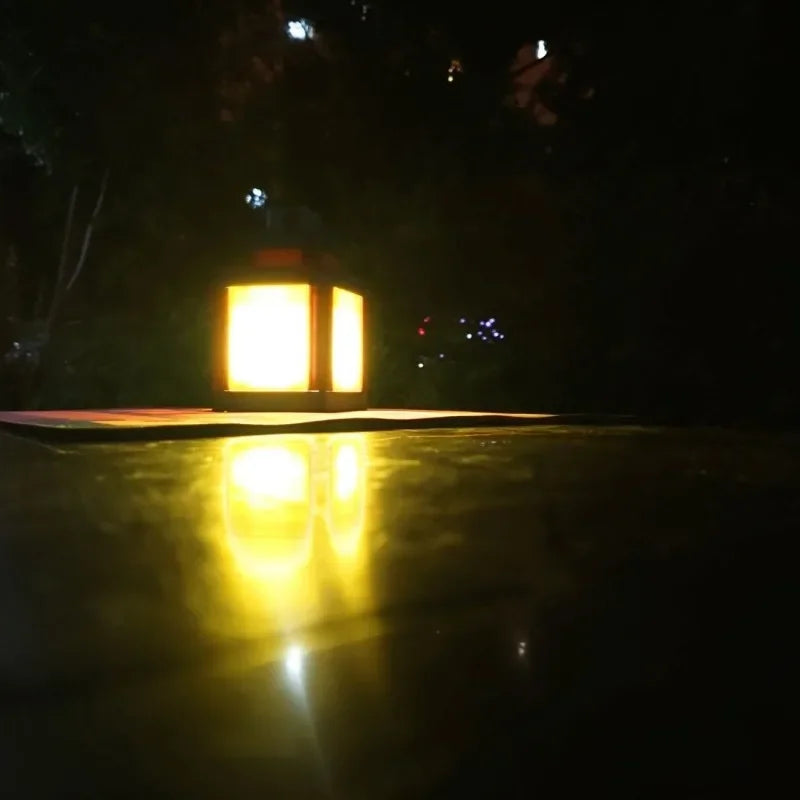 Minecraft Lantern Torch Bedside Lamp Creative Bar Outdoor Decoration LED Rechargeable Bedside Night Light Model Atmosphere Decor
