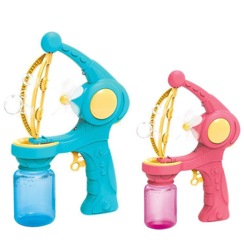 Bubbles Machine Electric Bubble Gun large Small bubbles Kids Toy Automatic Soap Blower Outdoor Party Games Children Gifts