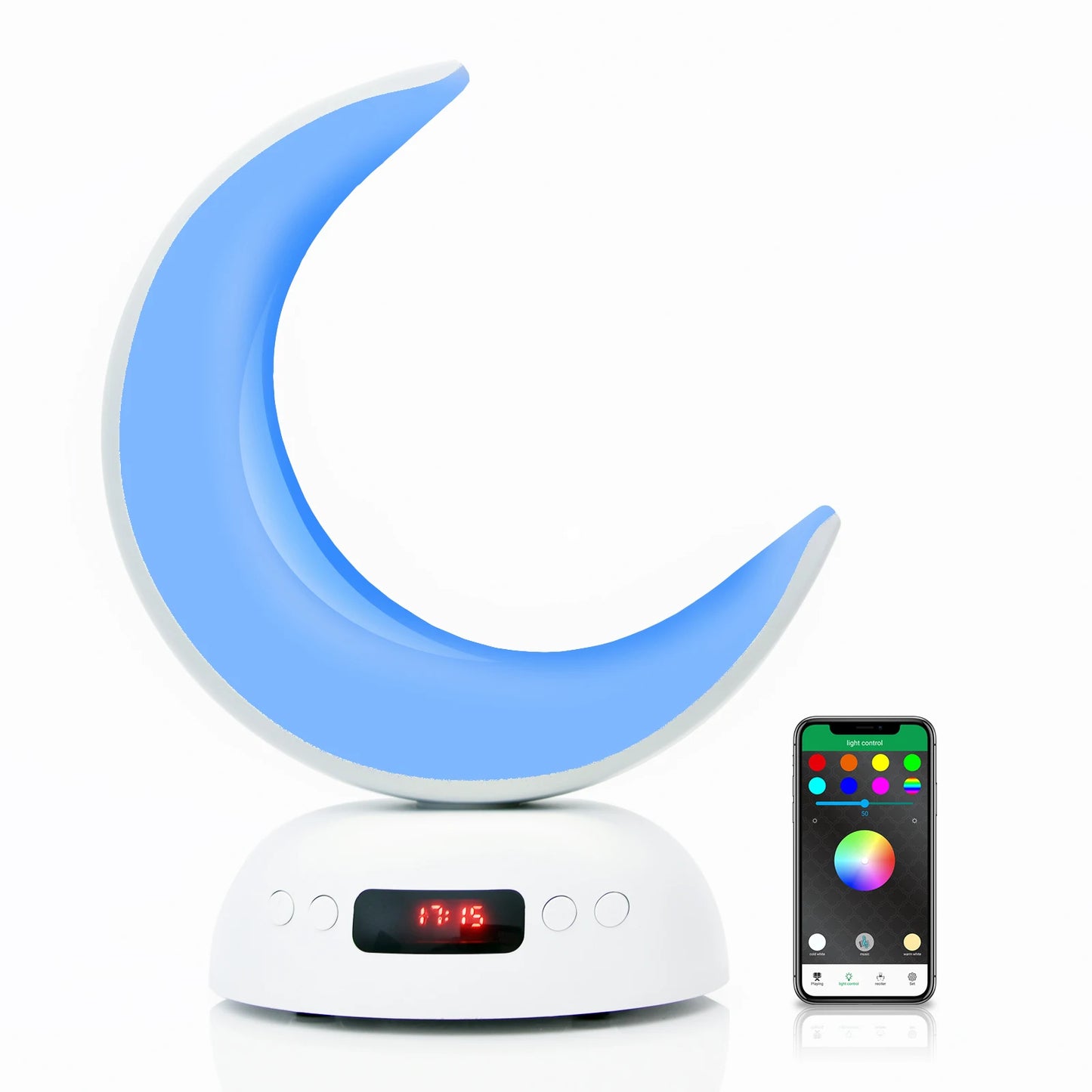 Night Light Lamp Clock Quran Azan Muslim Koran Bright Bluetooth Speaker Portable Holy Sound Box Music Wireless Caixa De Som Mp3