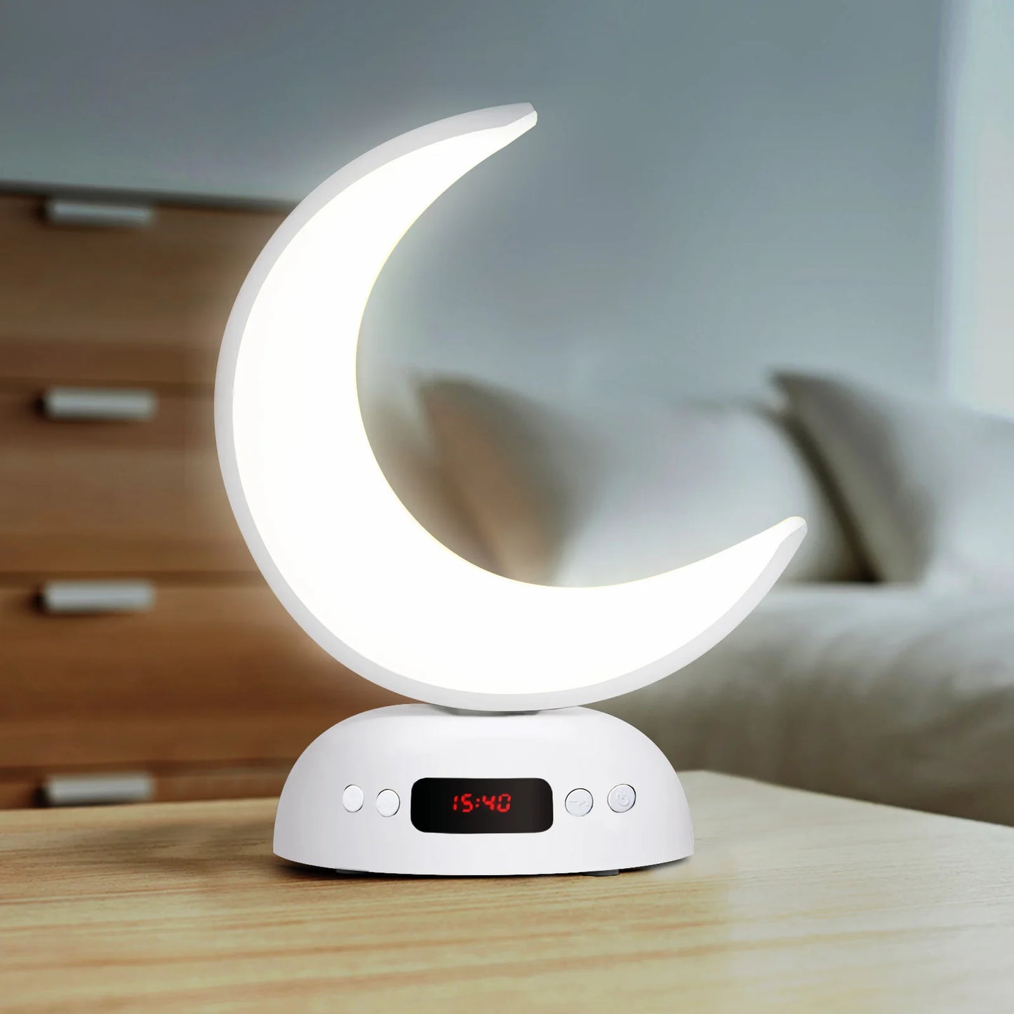 Night Light Lamp Clock Quran Azan Muslim Koran Bright Bluetooth Speaker Portable Holy Sound Box Music Wireless Caixa De Som Mp3