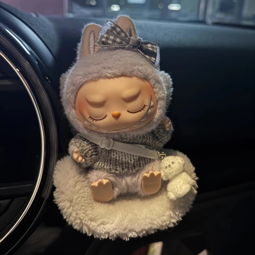 17cm labubu clothes outfit Plush doll clothes Macaron Cute Clothing DIY Kid Gift Dog Clothes Hair accessories v1 v2 clothes