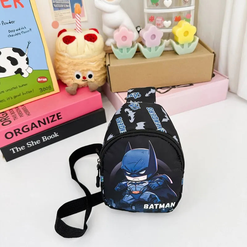 Marvel SpiderMan Crossbody Bag SpiderMan Children's Chest Pack Coin Purse Anime SpiderMan Shoulder Bags Messenger Bag Kids Gifts