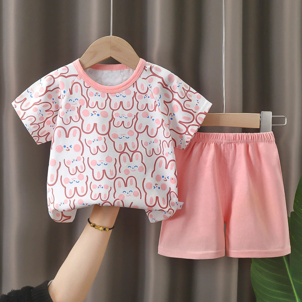 Cartoon Casual Kids Clothes 2 Piece Set Clothing Donald Duck Boy T-shirt + Shorts summer Boys Tracksuit Children Clothes