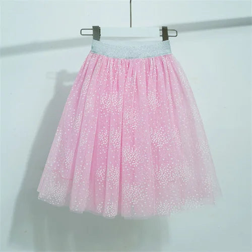 Lawadka Kids Skirts For Girls Glitter Dance Ballet Tutu Kids Clothing Cotton Lace Fashion Sequin Skirts Party Clothes 3-12Years