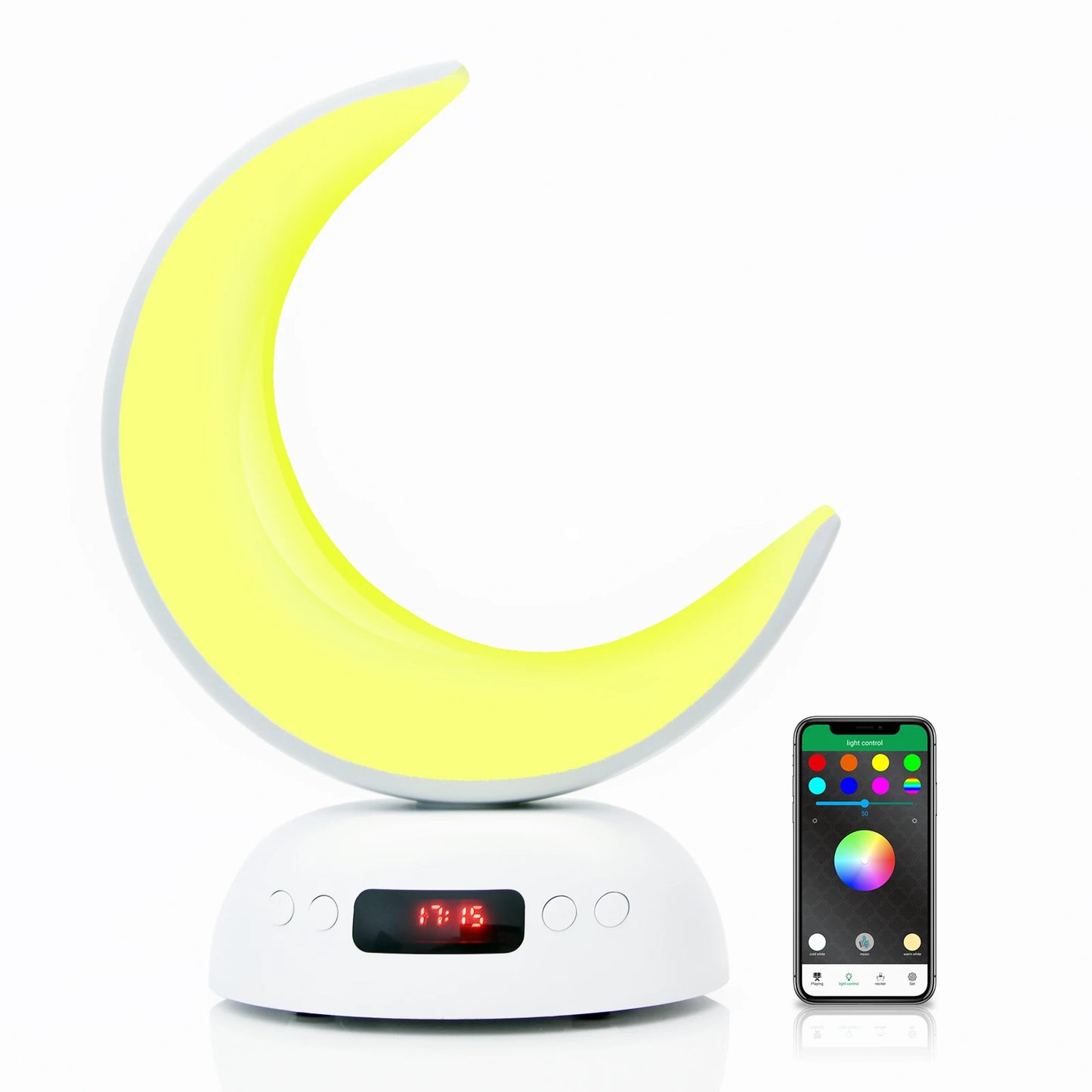 Night Light Lamp Clock Quran Azan Muslim Koran Bright Bluetooth Speaker Portable Holy Sound Box Music Wireless Caixa De Som Mp3