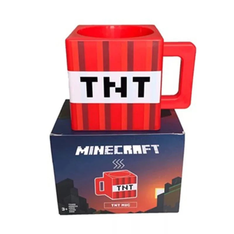 New 230ml Minecraft Game Peripheral Mmug Children'S Water Cup Fitness Sports Birthday Cute And Small Collectibleornament Gift
