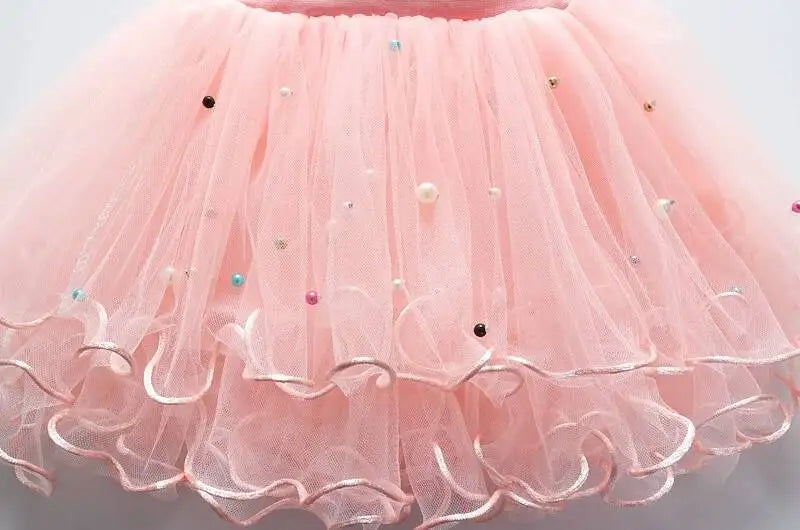 Dresses For Girl Summer Fashion Wear Outfit Kids cute Stitch T-Shirt Party Baby Costumes For Children Tulle Tutu Skirt Clothing