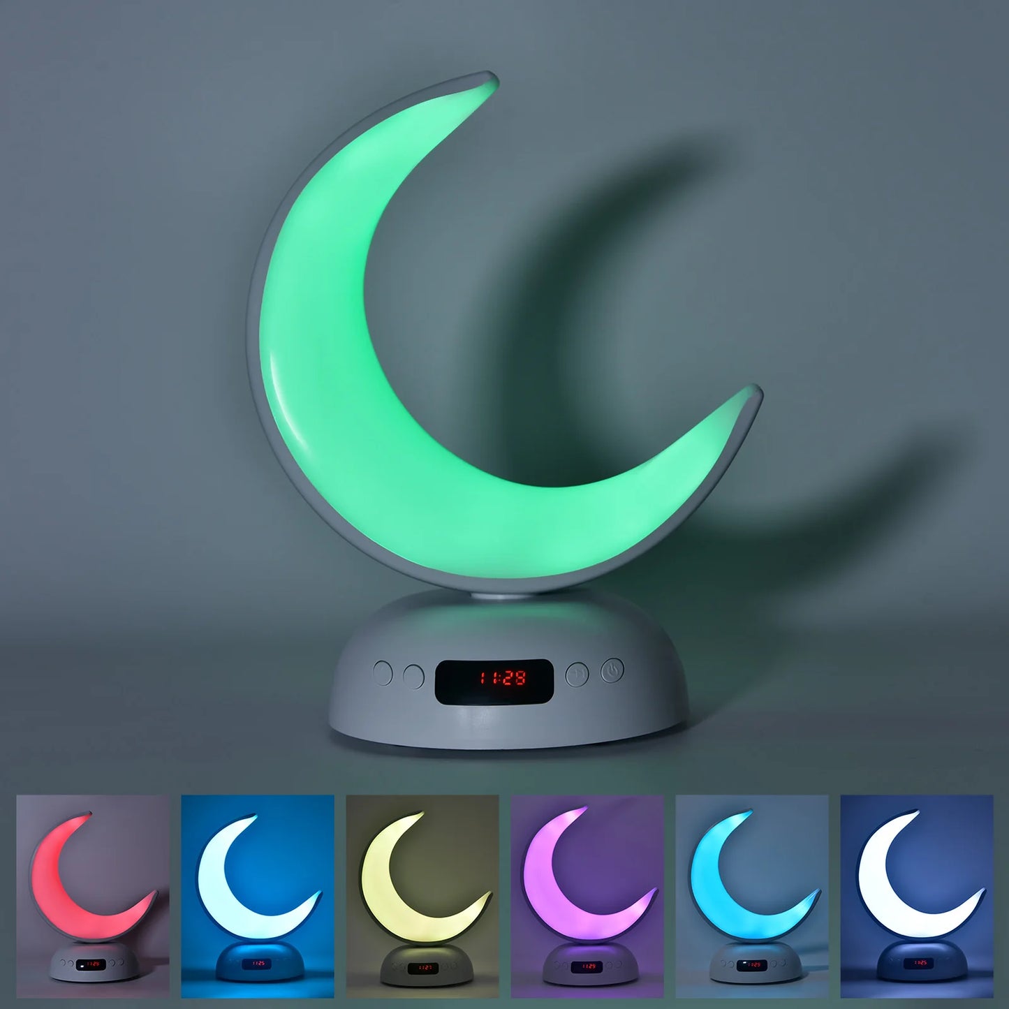 Night Light Lamp Clock Quran Azan Muslim Koran Bright Bluetooth Speaker Portable Holy Sound Box Music Wireless Caixa De Som Mp3