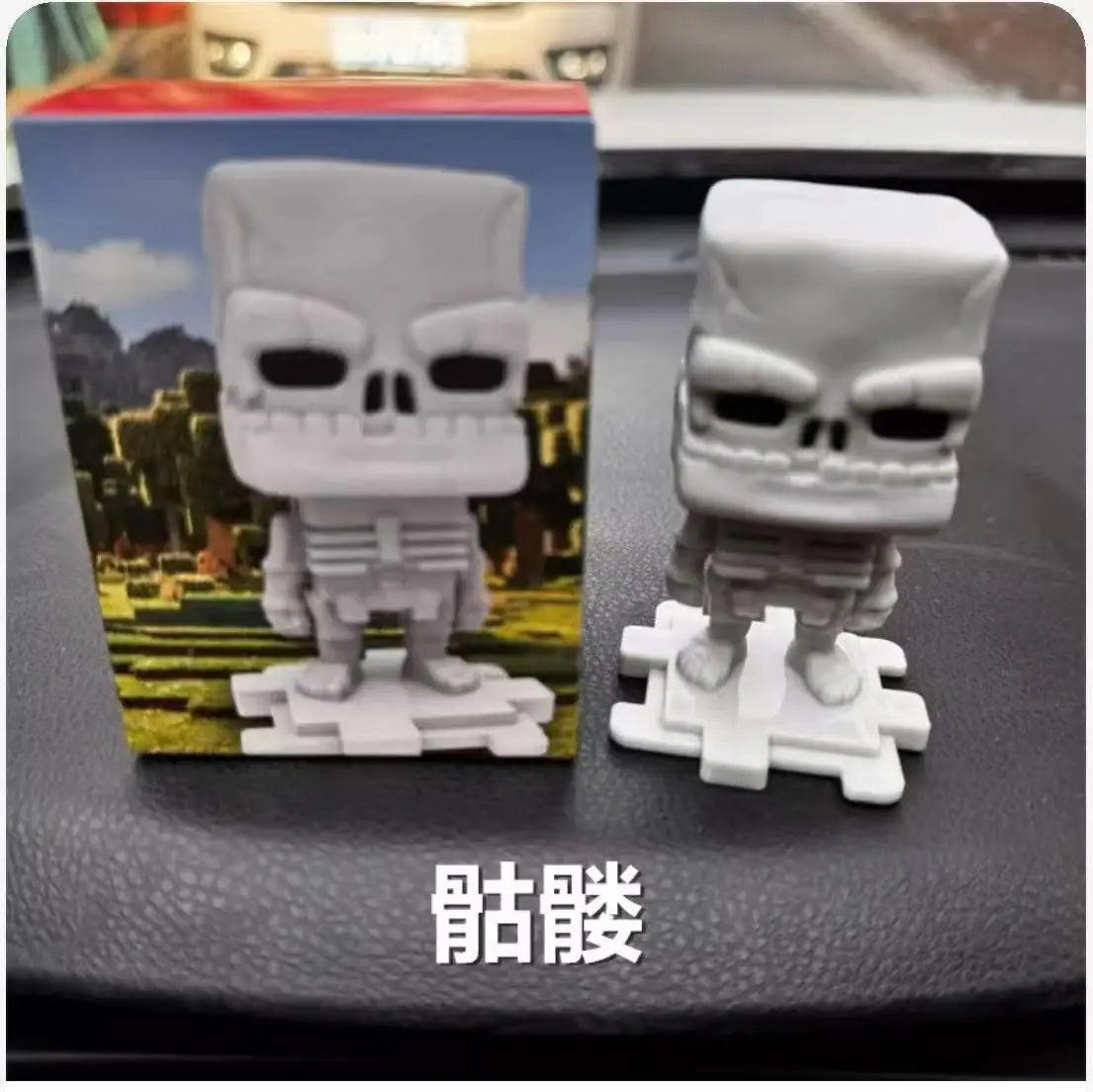 Minecraft Happy Meal Series Figure Creeper Bee Evoker Action Figure Anime Movie Peripherals Room Decoration Birthday Gifts Toys