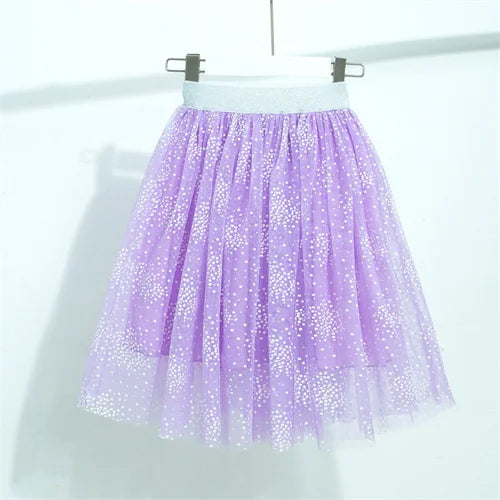 Lawadka Kids Skirts For Girls Glitter Dance Ballet Tutu Kids Clothing Cotton Lace Fashion Sequin Skirts Party Clothes 3-12Years