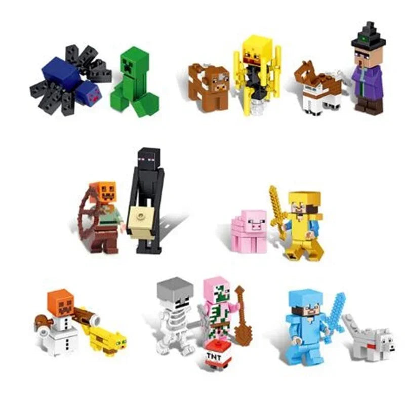 2688pcs large organ village tree house city mini figures toys