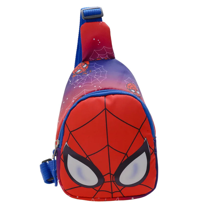 Marvel SpiderMan Crossbody Bag SpiderMan Children's Chest Pack Coin Purse Anime SpiderMan Shoulder Bags Messenger Bag Kids Gifts