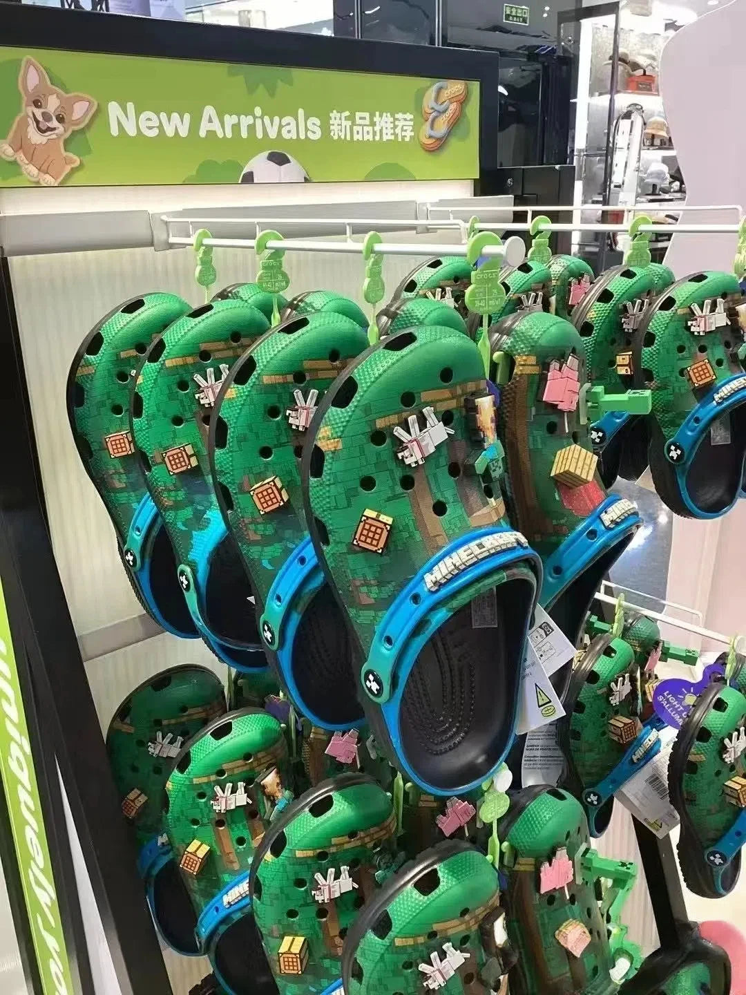 New Minecraft Sandals Children Cartoon Character Summer Cute Cartoon Children'S Slippers Non-Slip Soft Soled Sandals Gifts