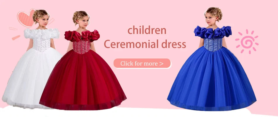 children's gauze lace birthday party dinner ball big butterfly dress New Christmas Party Princess long dress children's dress