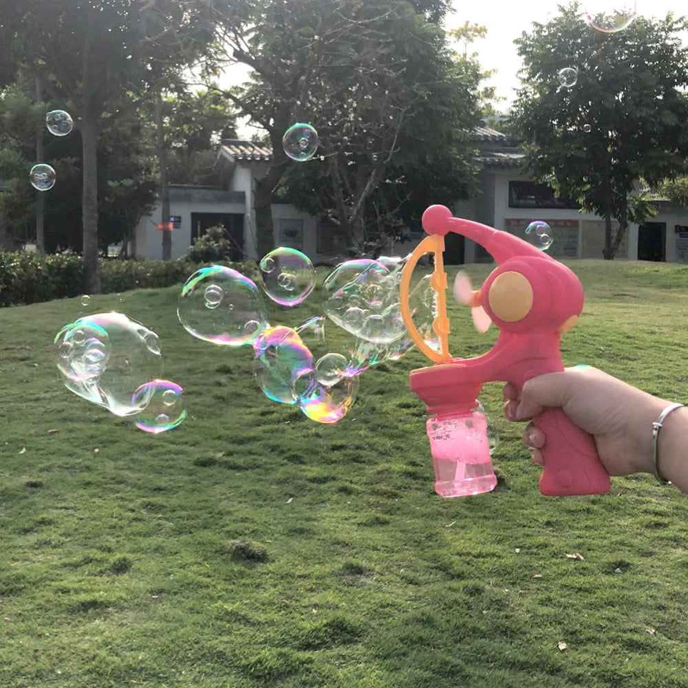 Bubbles Machine Electric Bubble Gun large Small bubbles Kids Toy Automatic Soap Blower Outdoor Party Games Children Gifts