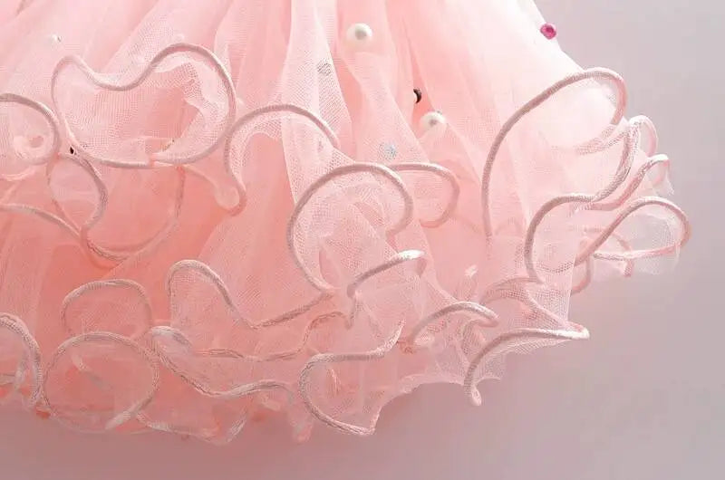 Dresses For Girl Summer Fashion Wear Outfit Kids cute Stitch T-Shirt Party Baby Costumes For Children Tulle Tutu Skirt Clothing