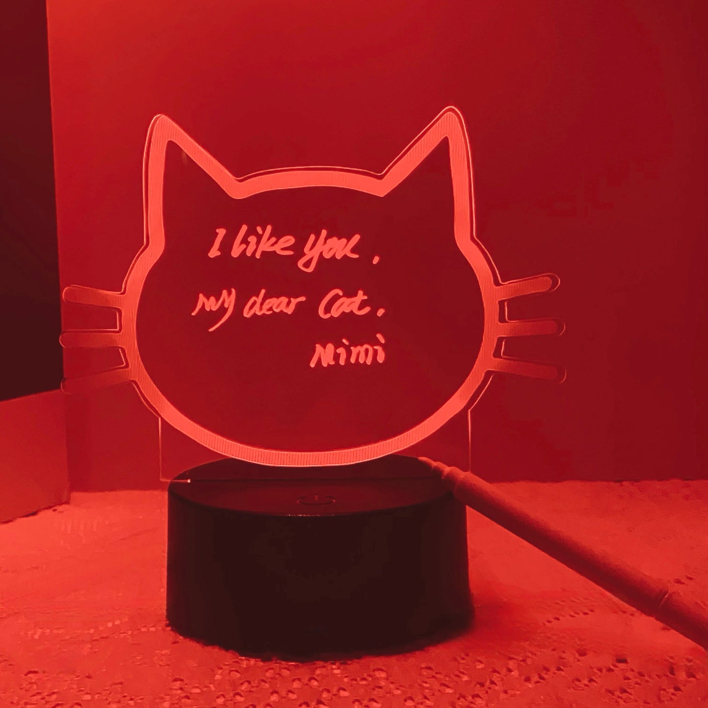 1pc DIY message board night light, USB table light, companion sleeping light, Thanksgiving, birthday gift table light for friend