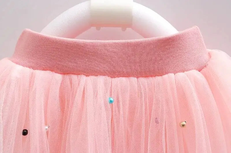 Dresses For Girl Summer Fashion Wear Outfit Kids cute Stitch T-Shirt Party Baby Costumes For Children Tulle Tutu Skirt Clothing