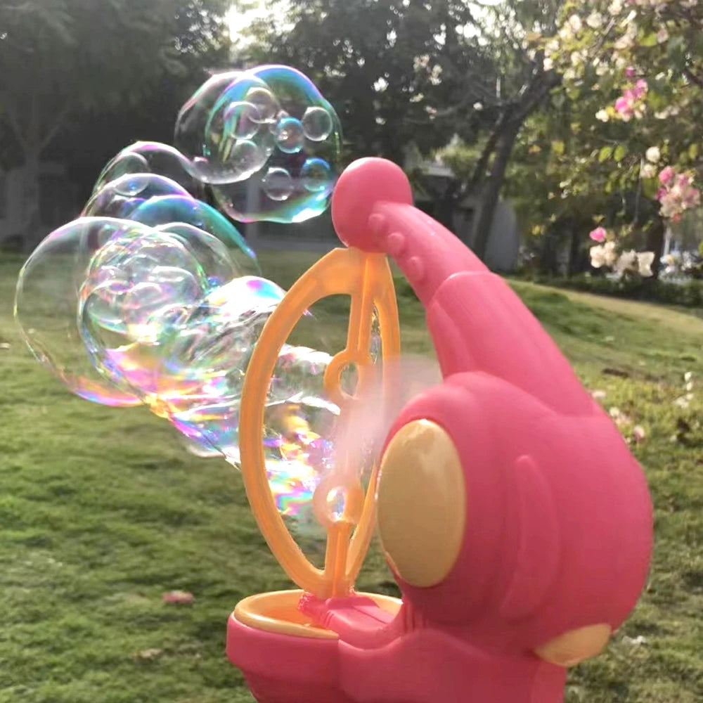Bubbles Machine Electric Bubble Gun large Small bubbles Kids Toy Automatic Soap Blower Outdoor Party Games Children Gifts