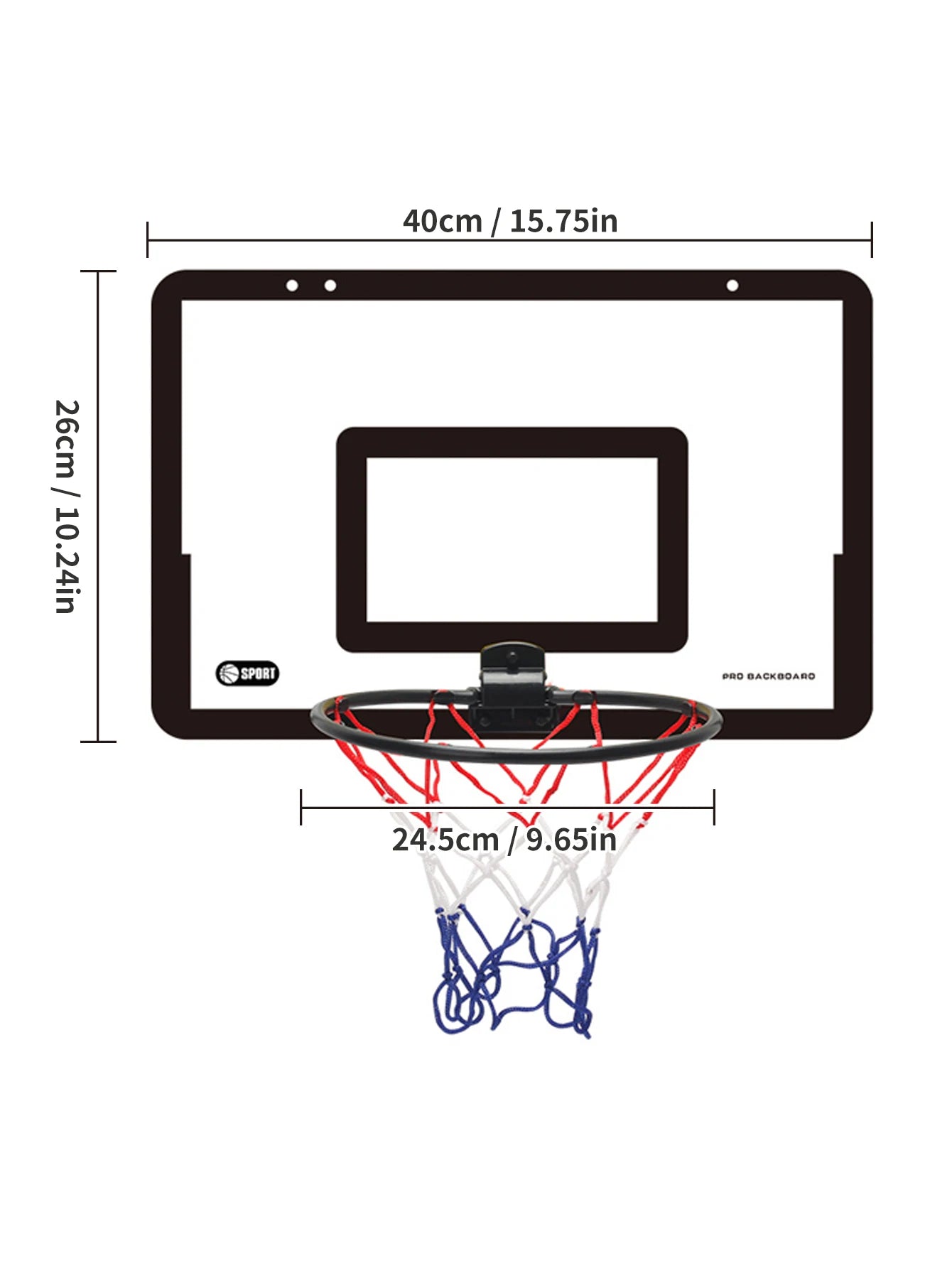 Children's wall mounted silent non porous foldable basketball stand indoor and outdoor activity basketball stand with basketball