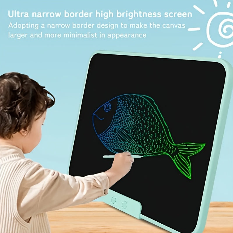13-Inch Large LCD Writing Board, One-Button Erase Drawing Pad, Writing and Drawing Tablet, Kids Graffiti Painting Toy, Electronic Writing Board Art Tool Educational Learning Toy for Boys and Girls