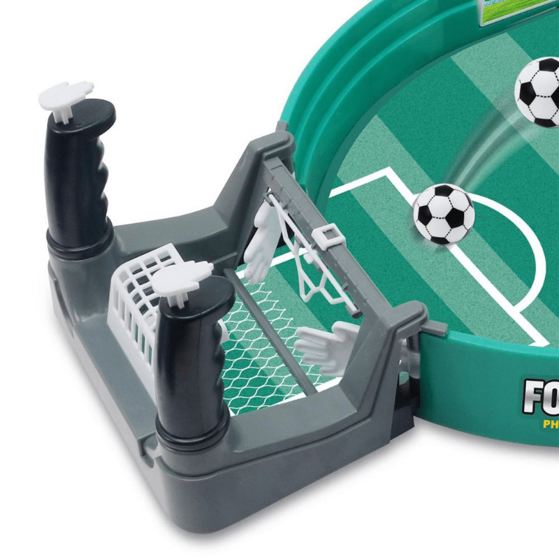 2-Player Desktop Football Game for Kids - Interactive Soccer Tabletop Toy - Dual Ball Mechanical Playset for Ages 3-6, No Batteries Required, Durable Plastic Material, Ideal Birthday & Educational Gift