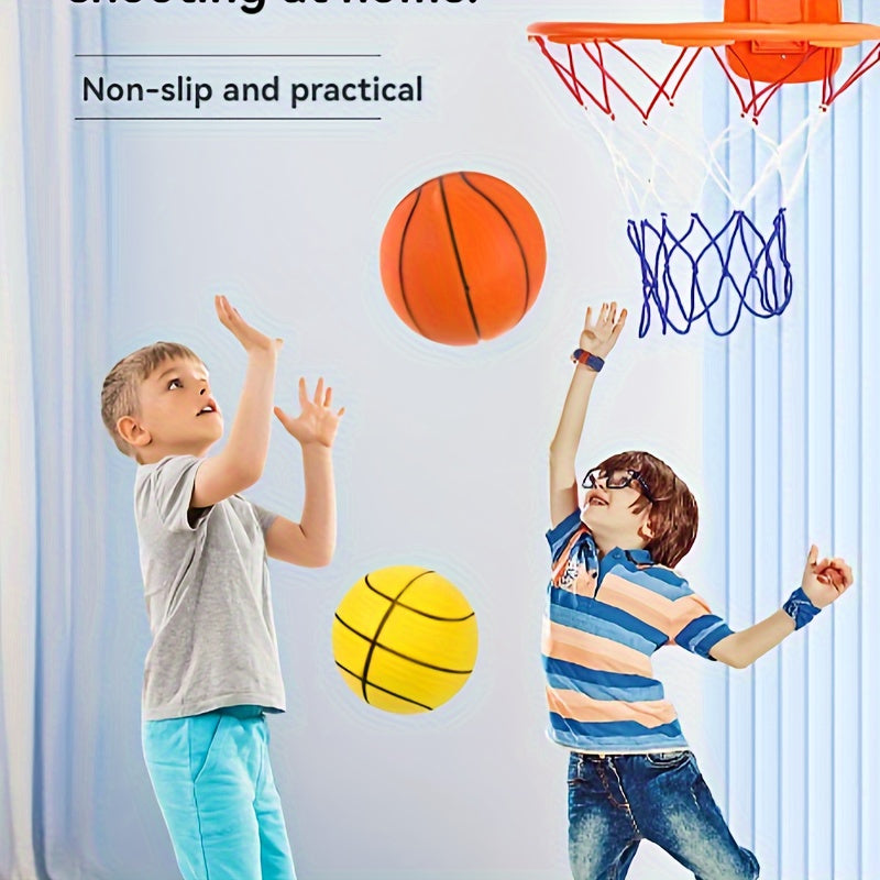 7.09in/18cm, Silent Basketball, Indoor Basketball, Suitable for Youngsters to Play and Shoot in the House, as a Birthday or Christmas Gift