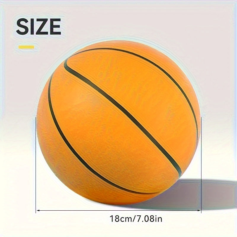 7.09in/18cm, Silent Basketball, Indoor Basketball, Suitable for Youngsters to Play and Shoot in the House, as a Birthday or Christmas Gift
