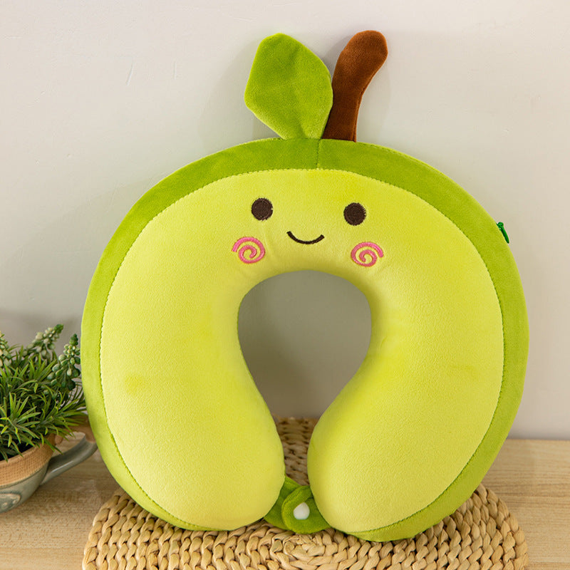 [Cat Shaped Memory Sponge Pillow] Soft Cat Shaped Memory Foam U-Shaped Neck Pillow - Slow Rebound Support for Aircraft And Car Travel - Snap, Machine Washable, Travel Pillow, Camping Pillow