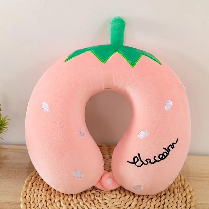 [Cat Shaped Memory Sponge Pillow] Soft Cat Shaped Memory Foam U-Shaped Neck Pillow - Slow Rebound Support for Aircraft And Car Travel - Snap, Machine Washable, Travel Pillow, Camping Pillow