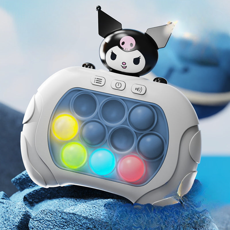Sanrio Kuromi Speed Push Game Machine Rodent Pioneer Challenge Sanrio Press to Play Thinking Training Relax Toy