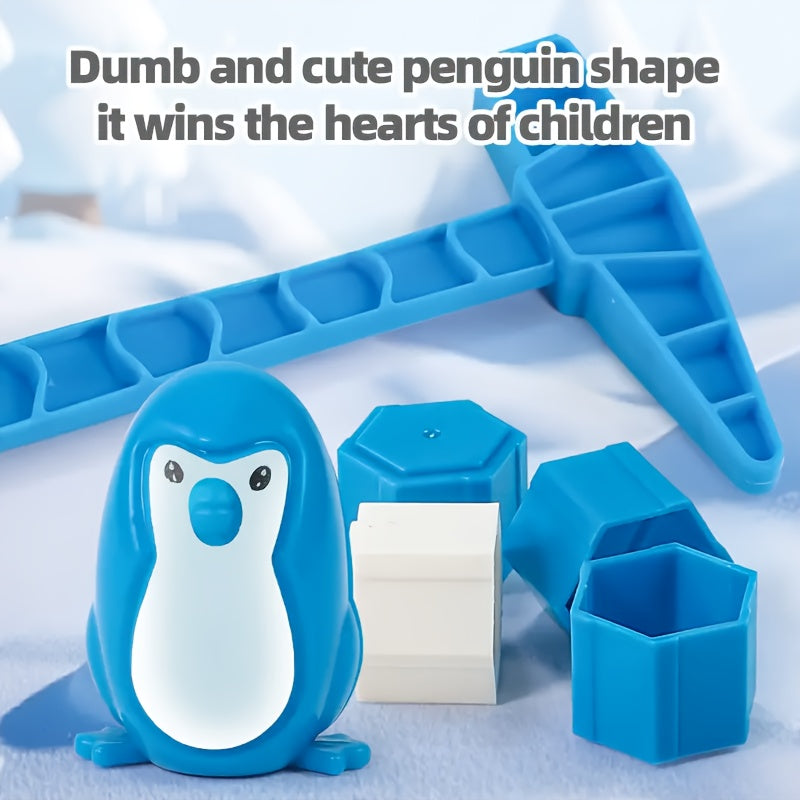 Penguin Ice-Breaking Toy Game for Kids Ages 3+ – Interactive Family Educational Activity with Colorful Ice Floes, Penguin Figure & Hammer – Develops Motor Skills & Strategic Thinking, Creativity Building Blocks, Engaging