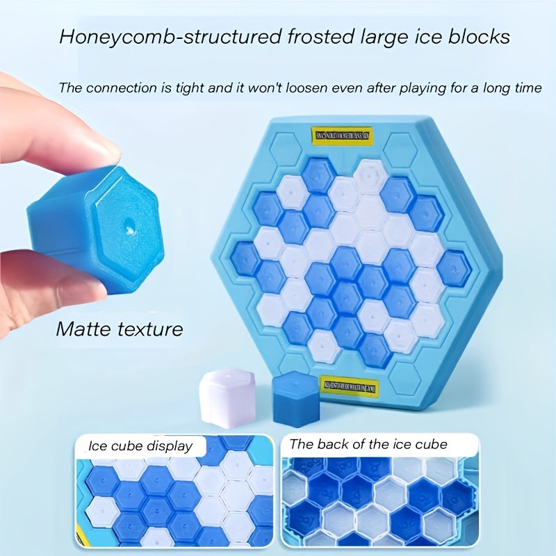 Penguin Ice-Breaking Toy Game for Kids Ages 3+ – Interactive Family Educational Activity with Colorful Ice Floes, Penguin Figure & Hammer – Develops Motor Skills & Strategic Thinking, Creativity Building Blocks, Engaging
