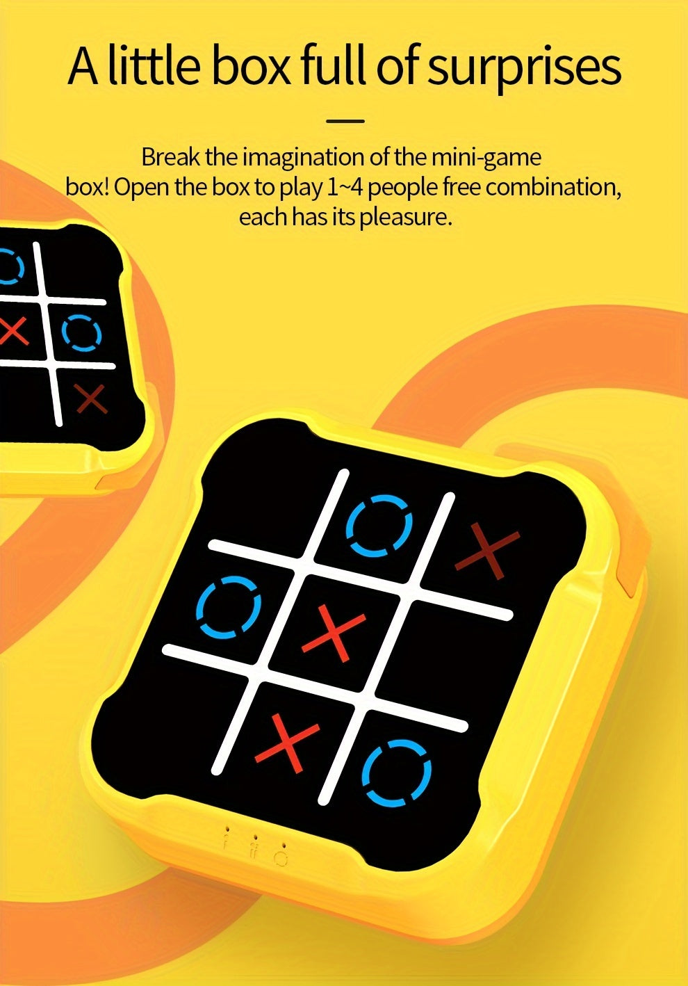 Electronic Tic-Tac-Toe Game for Youngsters - Family Fun Strategy Board Game, Durable ABS Material