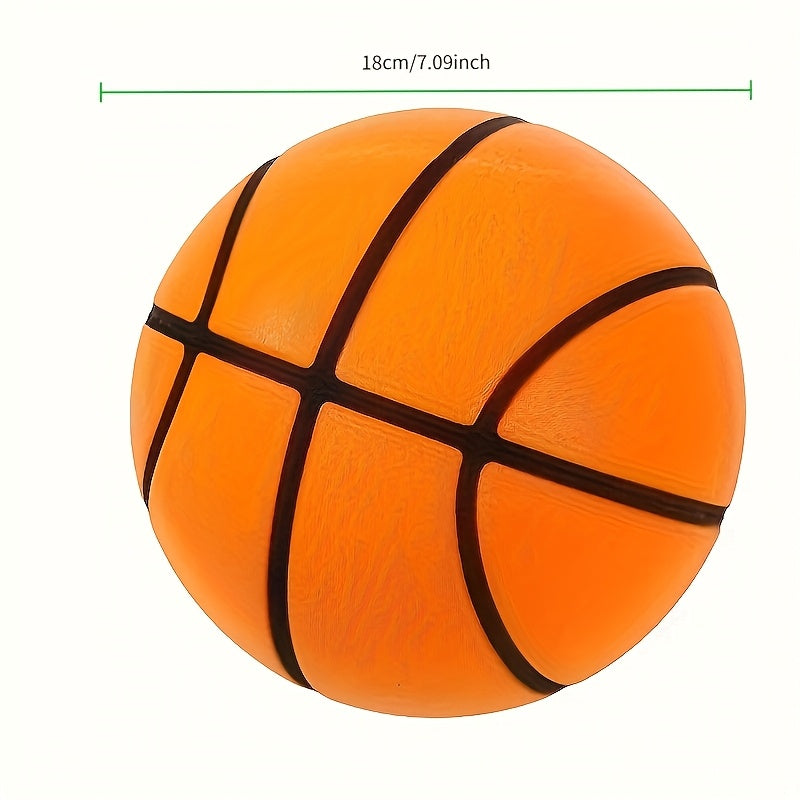 7.09in/18cm, Silent Basketball, Indoor Basketball, Suitable for Youngsters to Play and Shoot in the House, as a Birthday or Christmas Gift