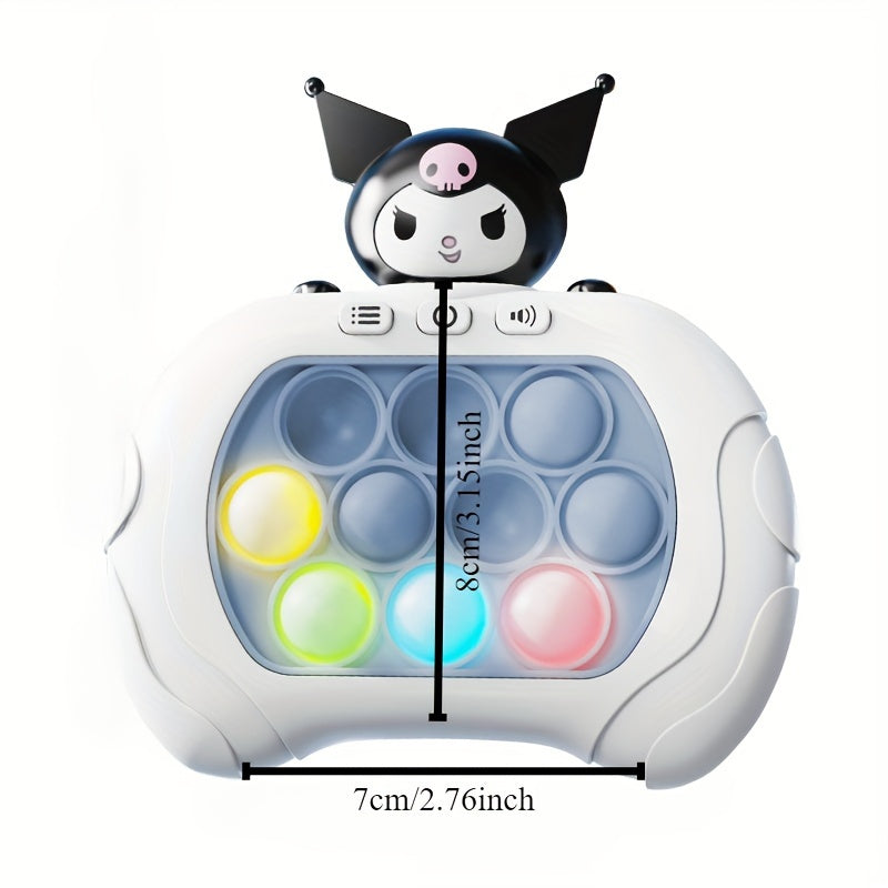 Sanrio Kuromi Speed Push Game Machine Rodent Pioneer Challenge Sanrio Press to Play Thinking Training Relax Toy