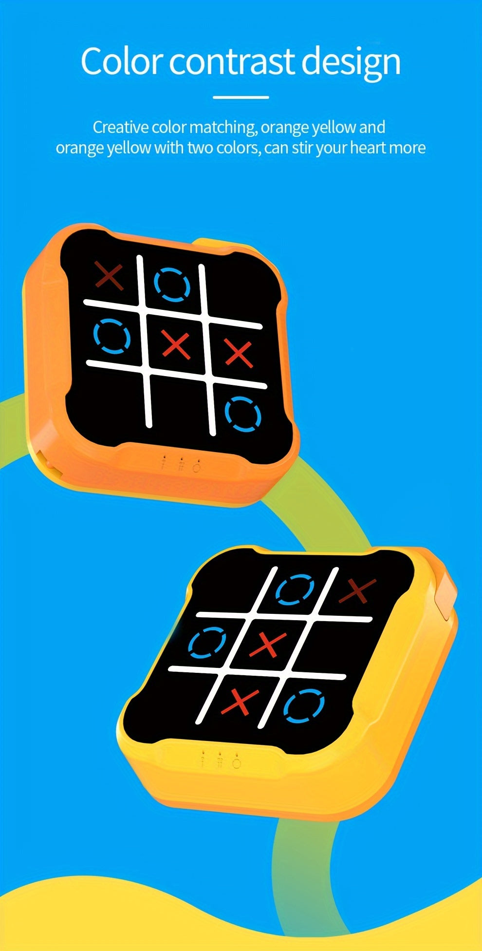Electronic Tic-Tac-Toe Game for Youngsters - Family Fun Strategy Board Game, Durable ABS Material