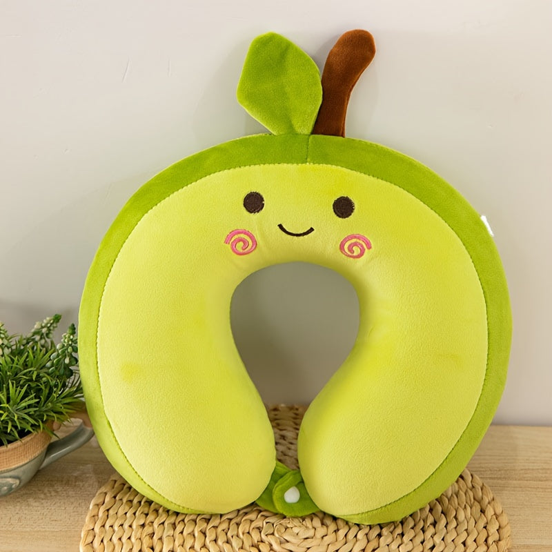 [Cat Shaped Memory Sponge Pillow] Soft Cat Shaped Memory Foam U-Shaped Neck Pillow - Slow Rebound Support for Aircraft And Car Travel - Snap, Machine Washable, Travel Pillow, Camping Pillow