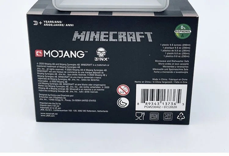 New 230ml Minecraft Game Peripheral Mmug Children'S Water Cup Fitness Sports Birthday Cute And Small Collectibleornament Gift