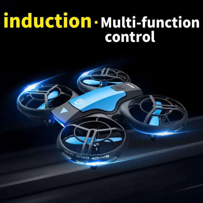 V8 New Mini 4K HD 1080P Wide - Angle WiFi FPV RC Drone with Height - Keep Function Ideal Kids Toys 4DRC