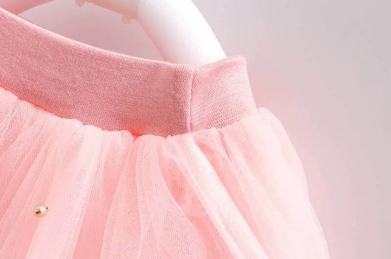 Dresses For Girl Summer Fashion Wear Outfit Kids cute Stitch T-Shirt Party Baby Costumes For Children Tulle Tutu Skirt Clothing