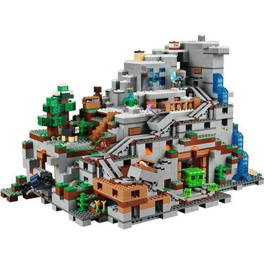 New cave brick toys Popular boys world building organ bricks and digital bricks and elevator educational toys gifts