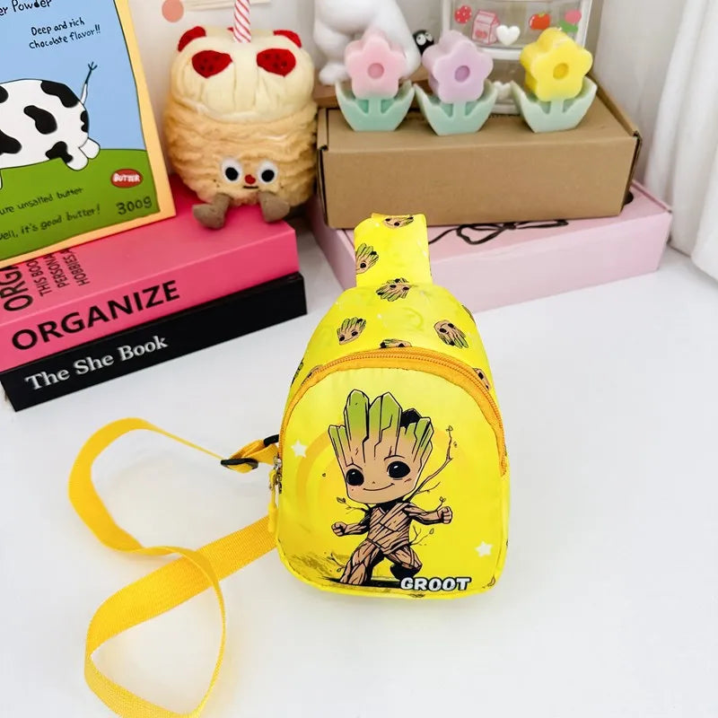 Marvel SpiderMan Crossbody Bag SpiderMan Children's Chest Pack Coin Purse Anime SpiderMan Shoulder Bags Messenger Bag Kids Gifts