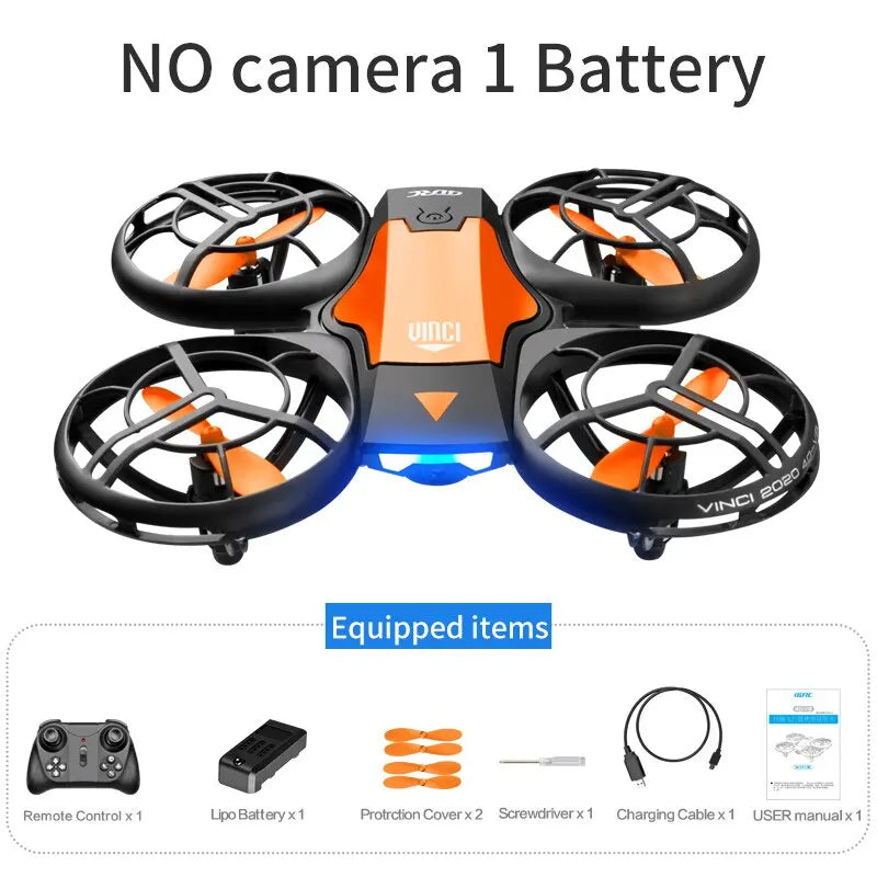 V8 New Mini 4K HD 1080P Wide - Angle WiFi FPV RC Drone with Height - Keep Function Ideal Kids Toys 4DRC