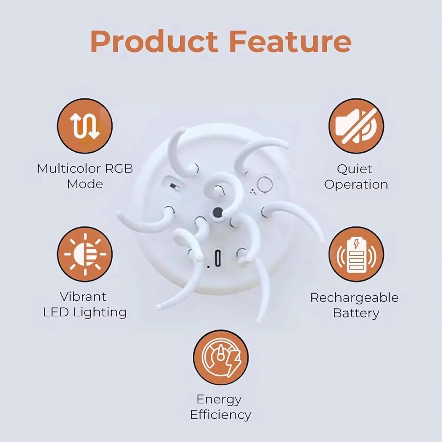 Cartoon Dancing Jellyfish Night Light RGB Gradient Cute Jellyfish Bedside Lamp Voice Control Type-C Charging LED Night Lamp