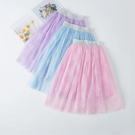 Lawadka Kids Skirts For Girls Glitter Dance Ballet Tutu Kids Clothing Cotton Lace Fashion Sequin Skirts Party Clothes 3-12Years