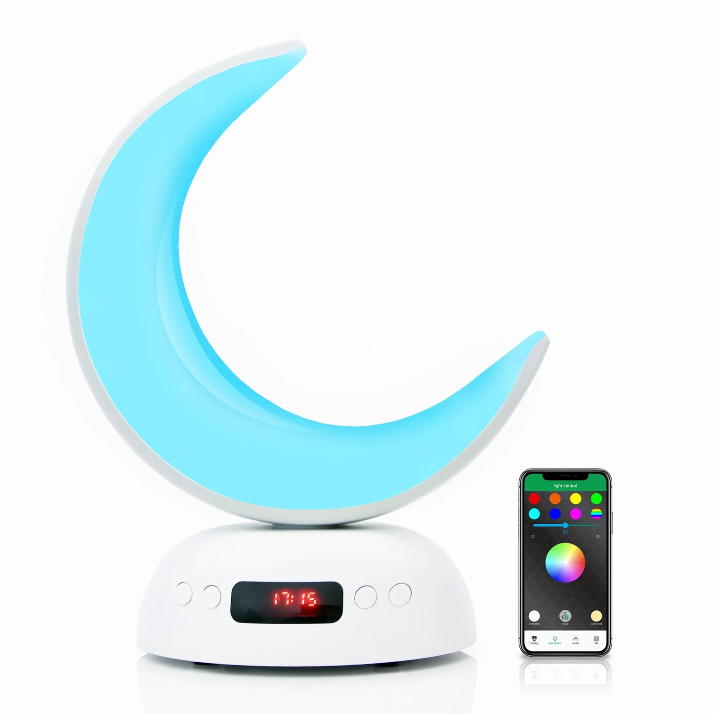 Night Light Lamp Clock Quran Azan Muslim Koran Bright Bluetooth Speaker Portable Holy Sound Box Music Wireless Caixa De Som Mp3