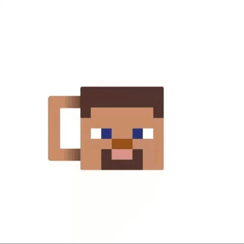 New 230ml Minecraft Game Peripheral Mmug Children'S Water Cup Fitness Sports Birthday Cute And Small Collectibleornament Gift